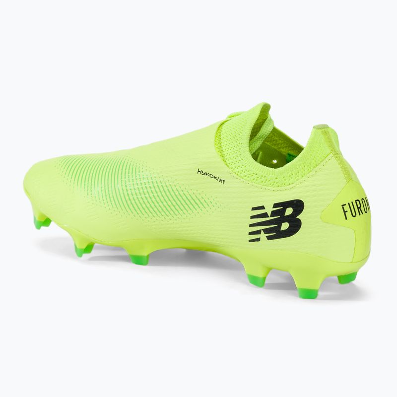 Buty piłkarskie męskie New Balance Furon Destroy V7+ FG bleached lime glo 3