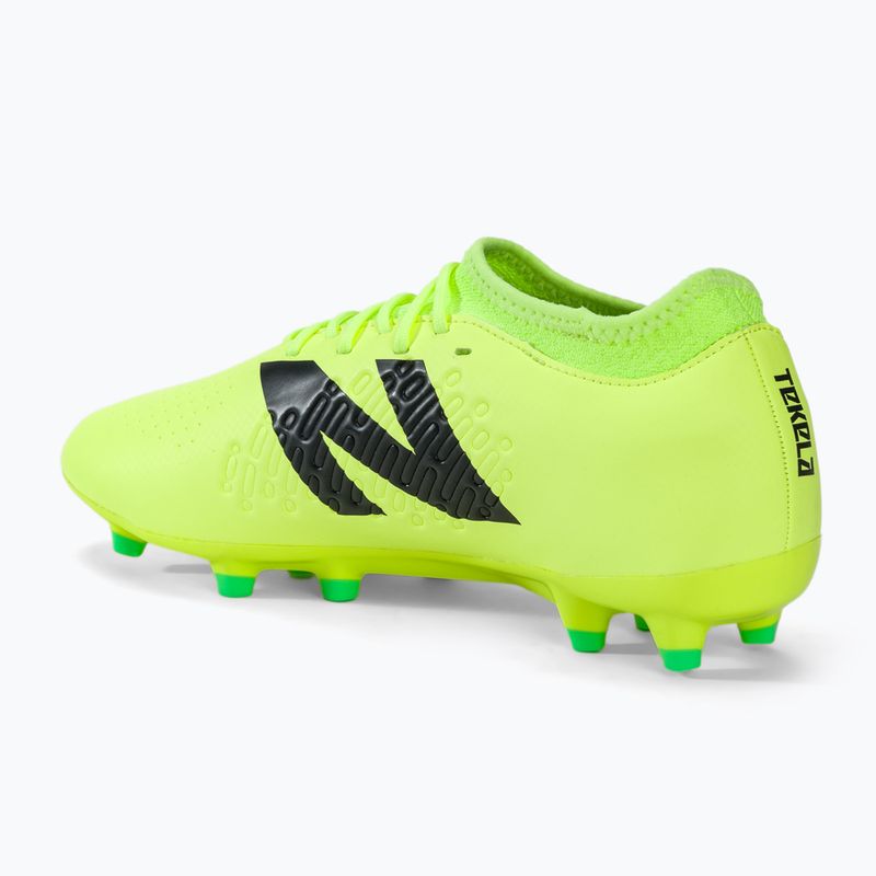 Buty piłkarskie męskie New Balance Tekela Magique V4+ FG bleached lime glo 3