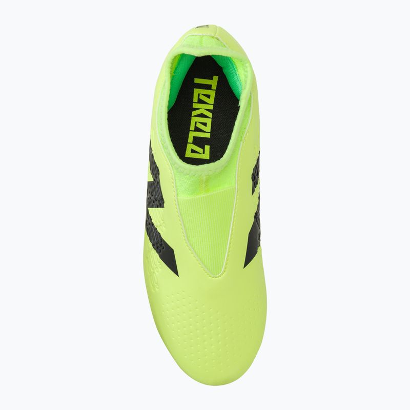Buty piłkarskie dziecięce New Balance Tekela Magique V4+ FG bleached lime glo 5
