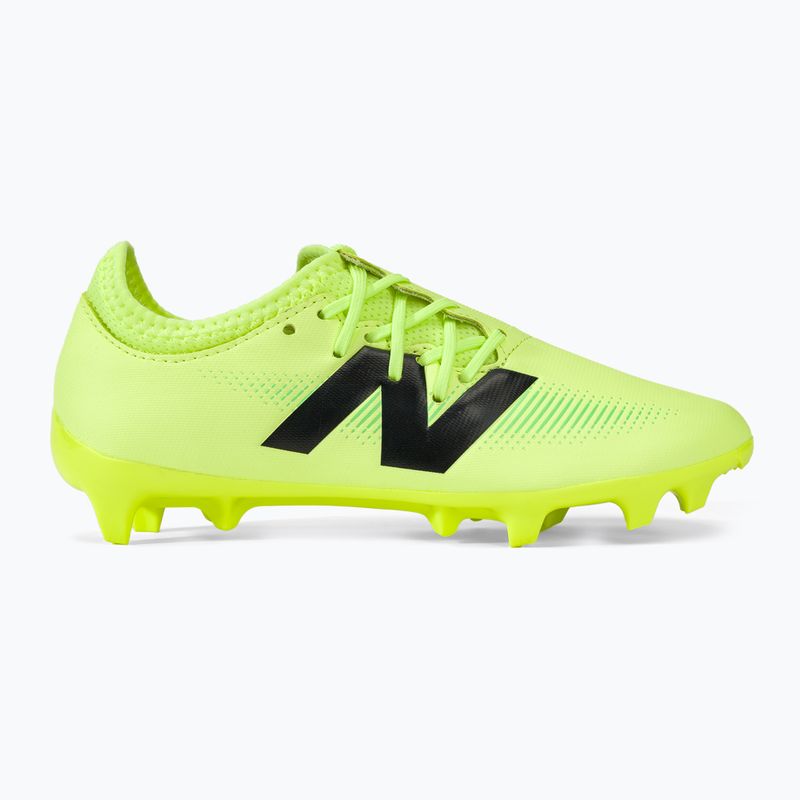 Buty piłkarskie dziecięce New Balance Furon Dispatch V7+ FG bleached lime glo 2