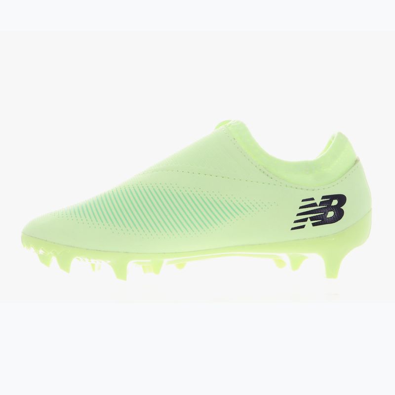 Buty piłkarskie dziecięce New Balance Furon Dispatch V7+ FG bleached lime glo 9