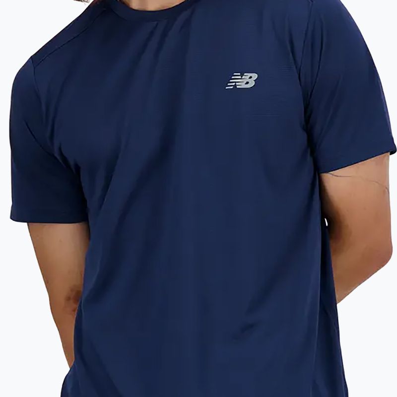 Koszulka męska New Balance Run SS navy 4