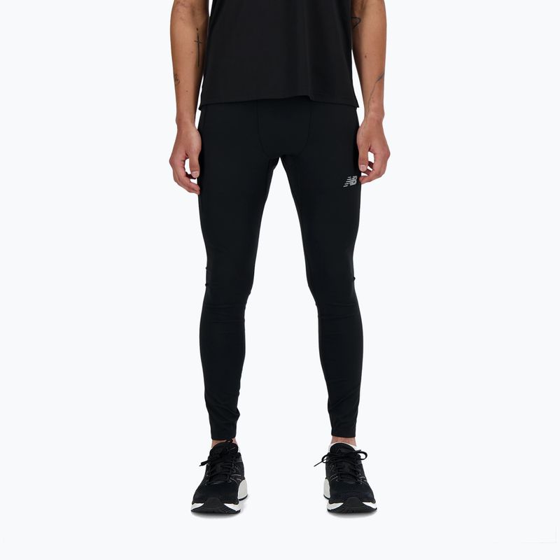 Legginsy treningowe męskie New Balance Athletics Sleek Run black