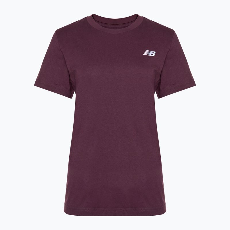 Koszulka damska New Balance Essentials Jersey plum brown