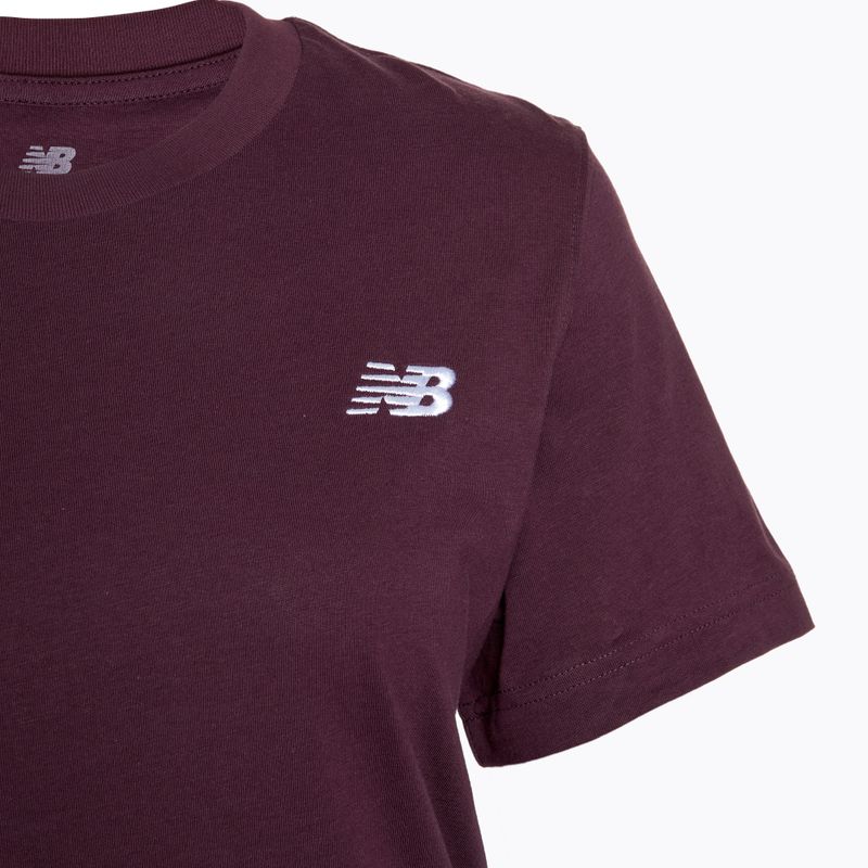 Koszulka damska New Balance Essentials Jersey plum brown 3