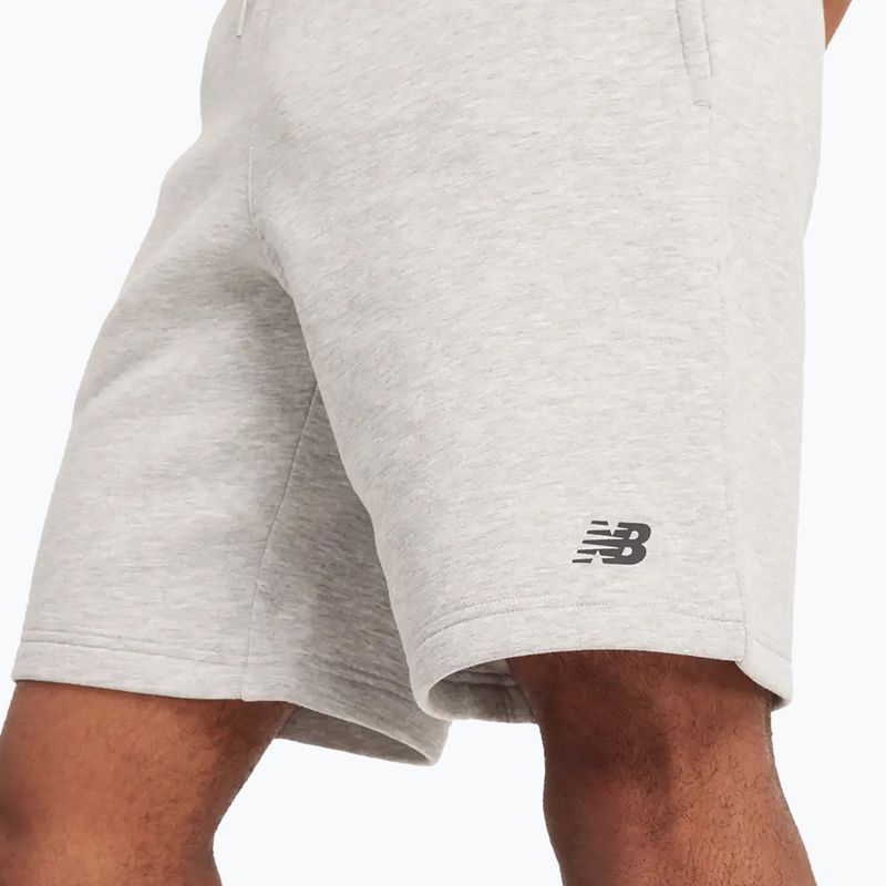 Spodenki męskie New Balance Fleece Short 9" athletic grey 5