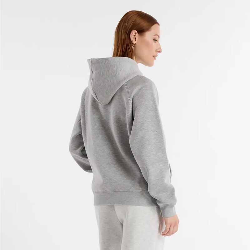 Bluza damska New Balance Fleece Hoodie athletic grey 2