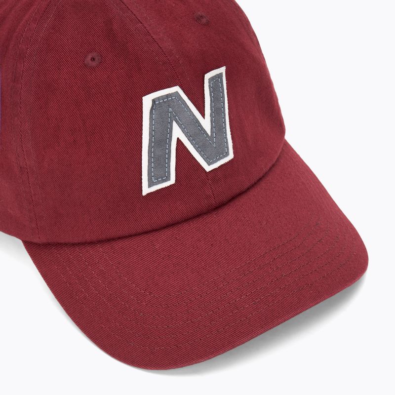 Czapka z daszkiem New Balance V990 Block N Curved Brim mercury red 3