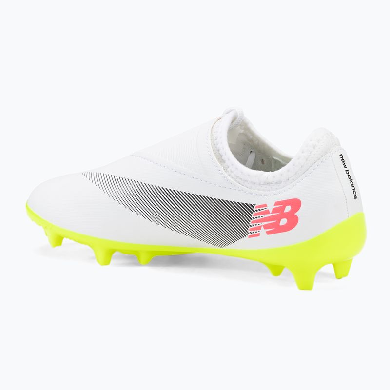 Buty piłkarskie dziecięce New Balance Furon Dispatch V7+ FG white 3