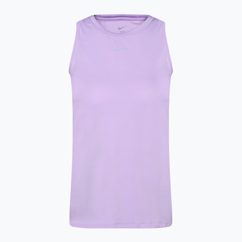 Tank top treningowy damski Nike One Classic Dri-Fit lilac bloom/black