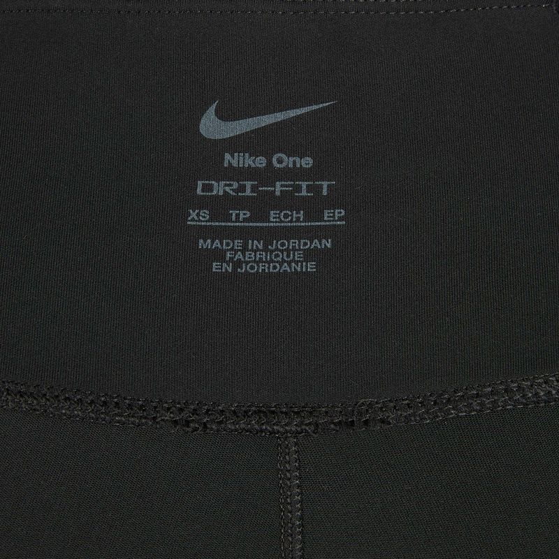 Spodenki damskie Nike One High-Waisted 5" Biker black 4