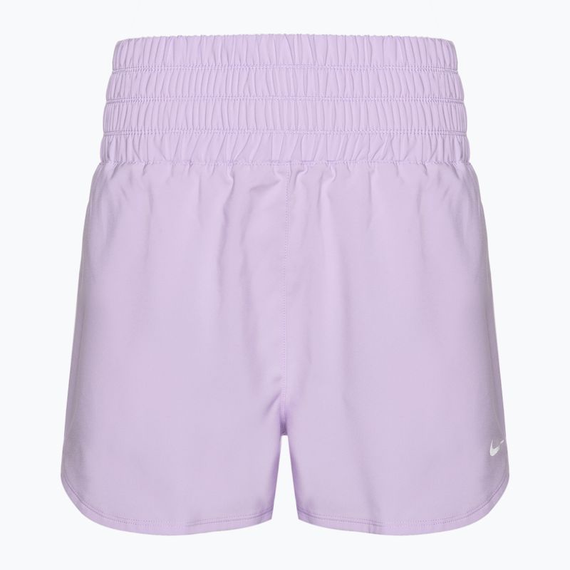 Spodenki damskie Nike One Dri-Fit Ultra High-Waisted 3" lilac bloom