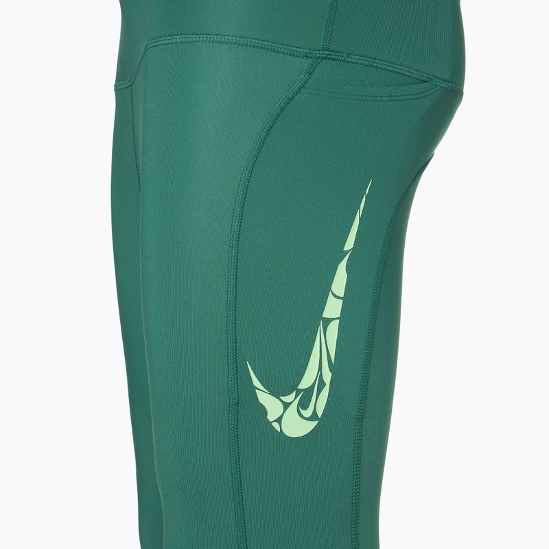 Legginsy do biegania damskie Nike Fast Mid Rise 7/8 bicoastal/vapor green 8