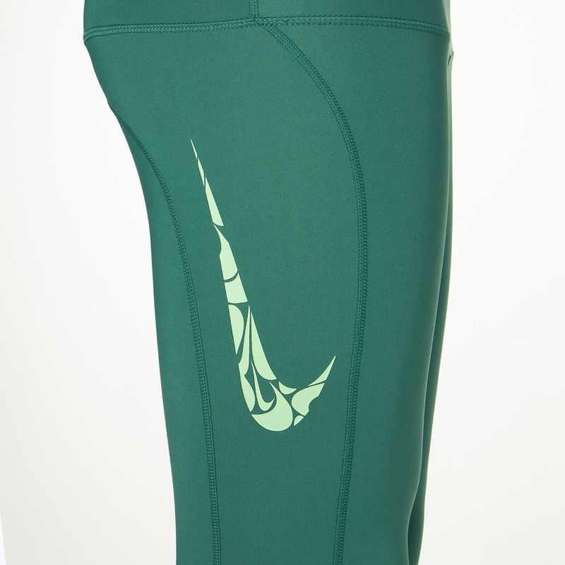 Legginsy do biegania damskie Nike Fast Mid Rise 7/8 bicoastal/vapor green 10