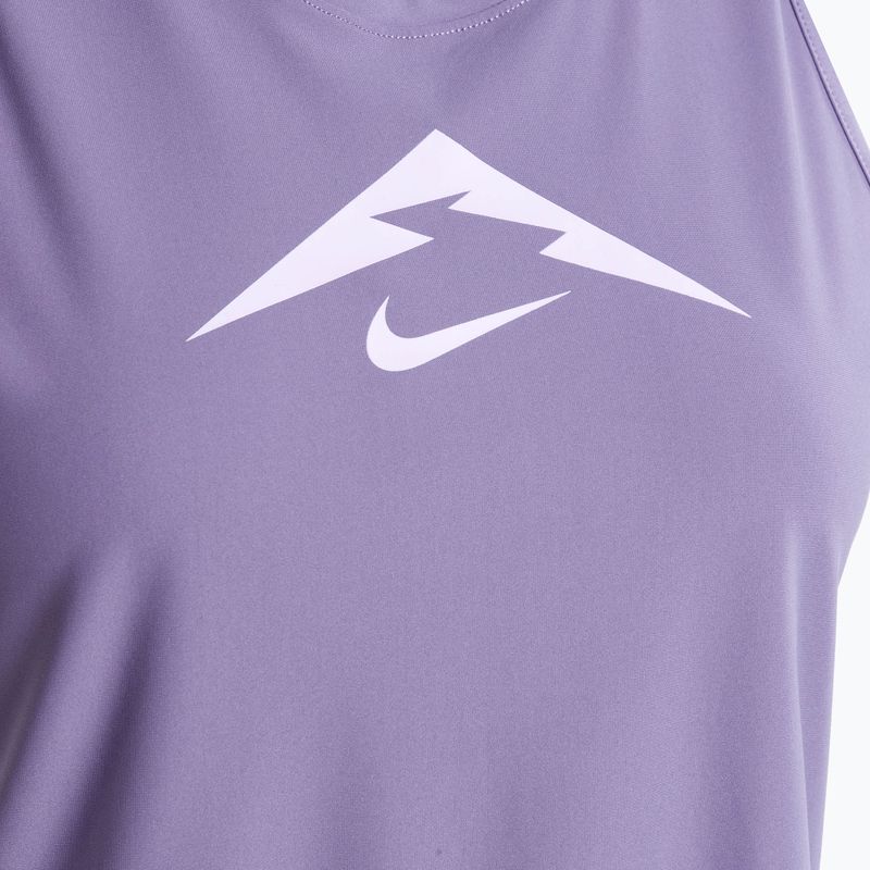 Koszulka do biegania damska Nike Trail Dri-Fit Graphic TT daybreak/lilac bloom 3