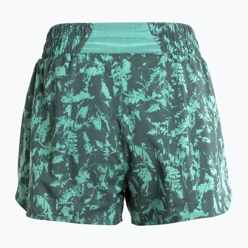 Spodenki damskie Nike One Dri-Fit High-Waisted 3" Brief-Lined vintage green / bicoastal / black 2