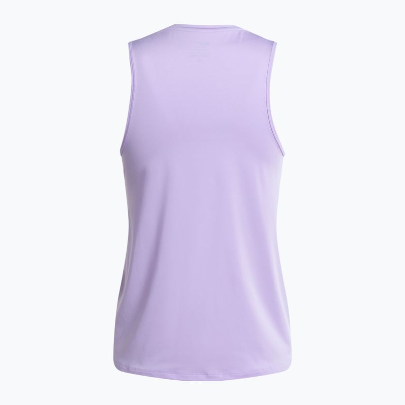 Koszulka do biegania damska Nike One Graphic Tank lilac bloom/white 2