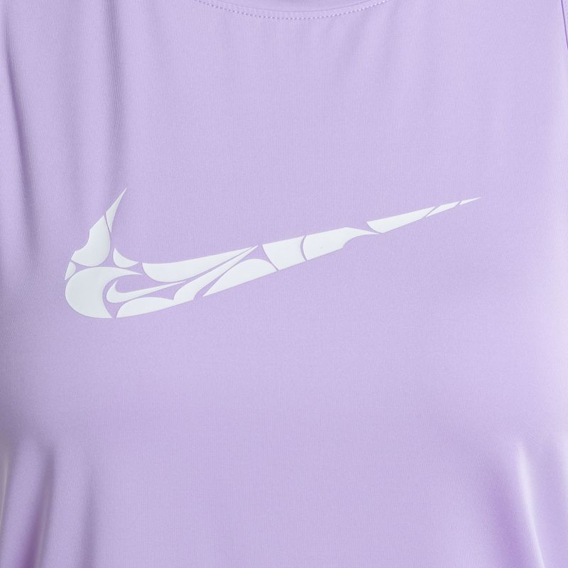 Koszulka do biegania damska Nike One Graphic Tank lilac bloom/white 3