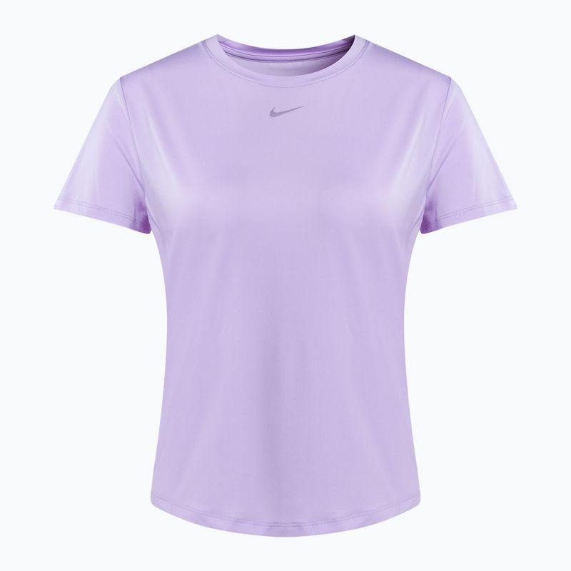 Koszulka damska Nike One Classic Dri-Fit lilac bloom/black