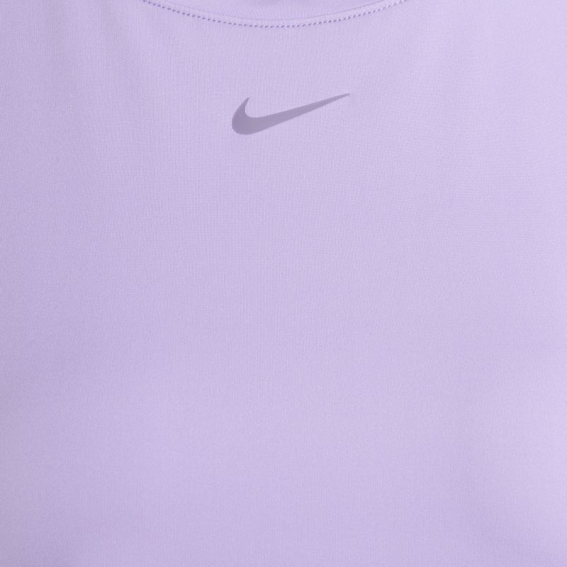 Koszulka damska Nike One Classic Dri-Fit lilac bloom/black 3