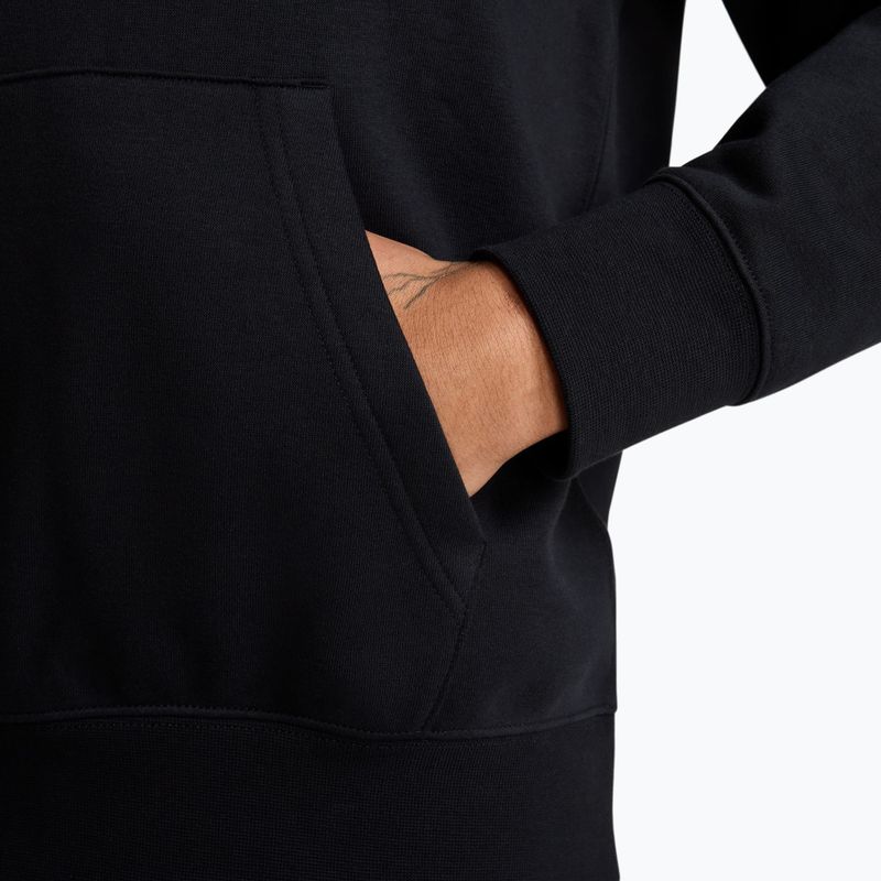 Bluza męska Nike Club French Terry Pullover Hoodie black/black/white 7