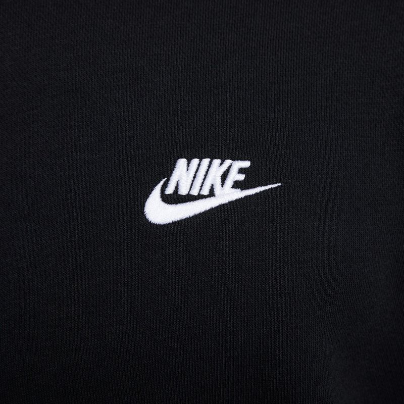 Bluza męska Nike Club French Terry Crew black/white 5