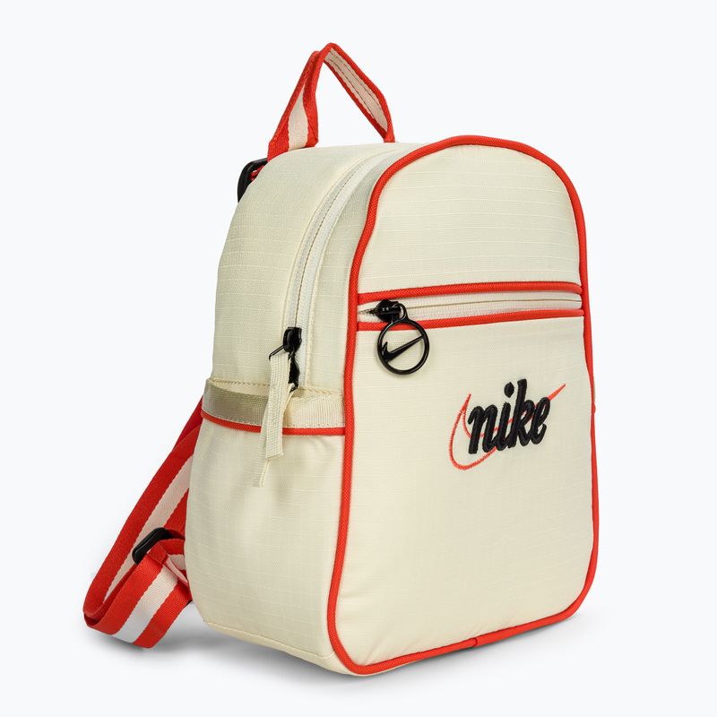 Plecak miejski damski Nike Sportswear Futura 365 Mini 6 l coconut milk/picante red/black 3