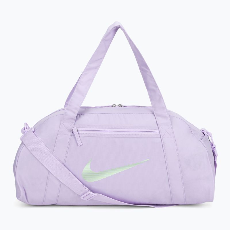 Torba treningowa damska Nike Gym Club 24 l lilac bloom/ lilac bloom/ vapor green