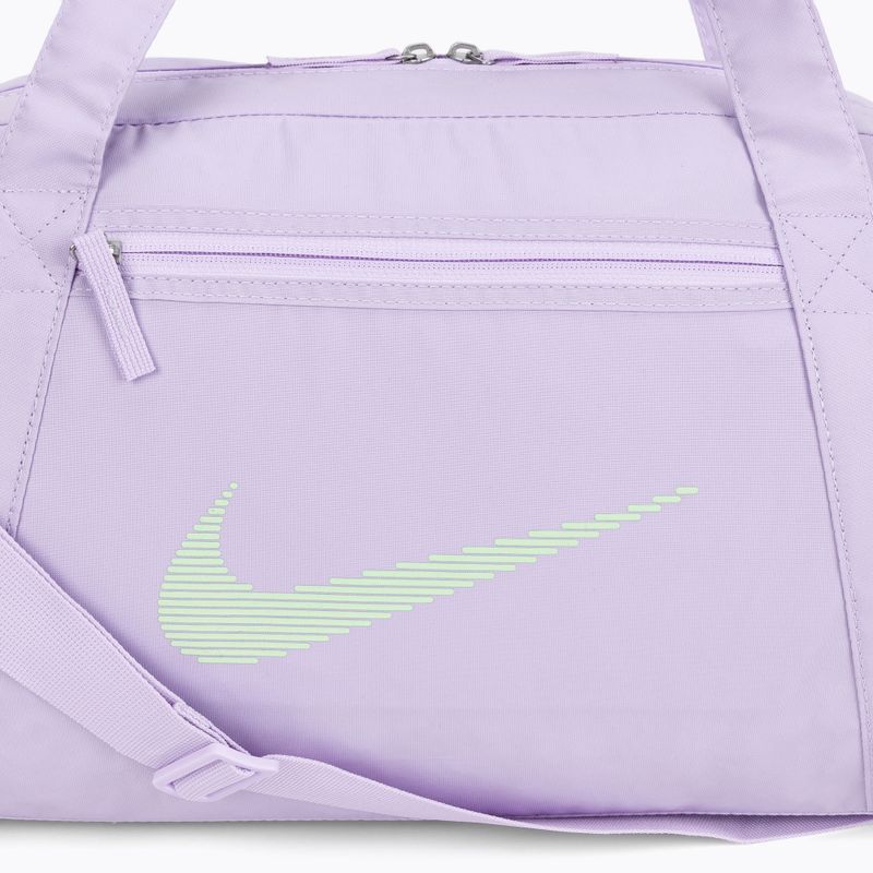 Torba treningowa damska Nike Gym Club 24 l lilac bloom/ lilac bloom/ vapor green 4