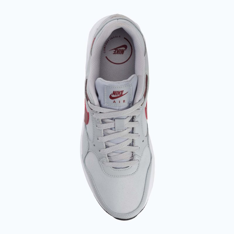 Buty męskie Nike Air Max SC wolf grey / burgundy crush / white / dark team red 5