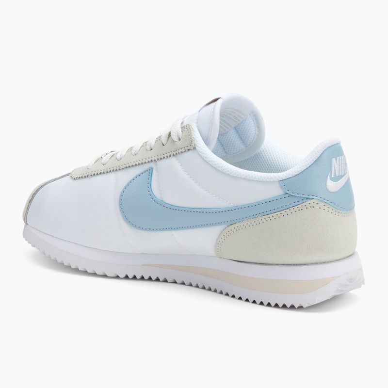 Buty damskie Nike Cortez white/light armory blue 3
