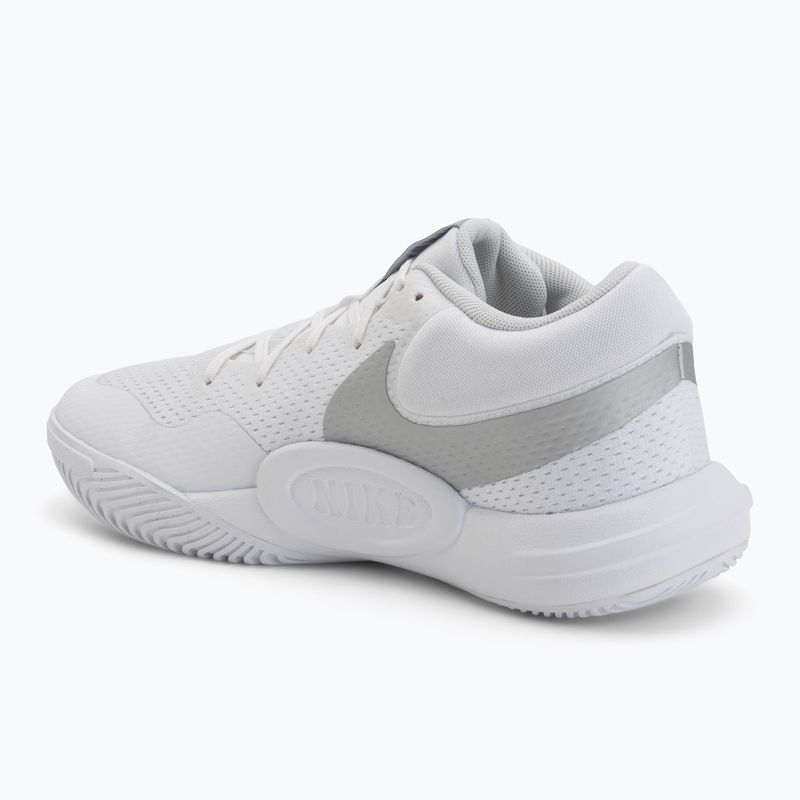 Buty do siatkówki Nike Hyperquick Court Flight white/photon dust/metallic silver 3