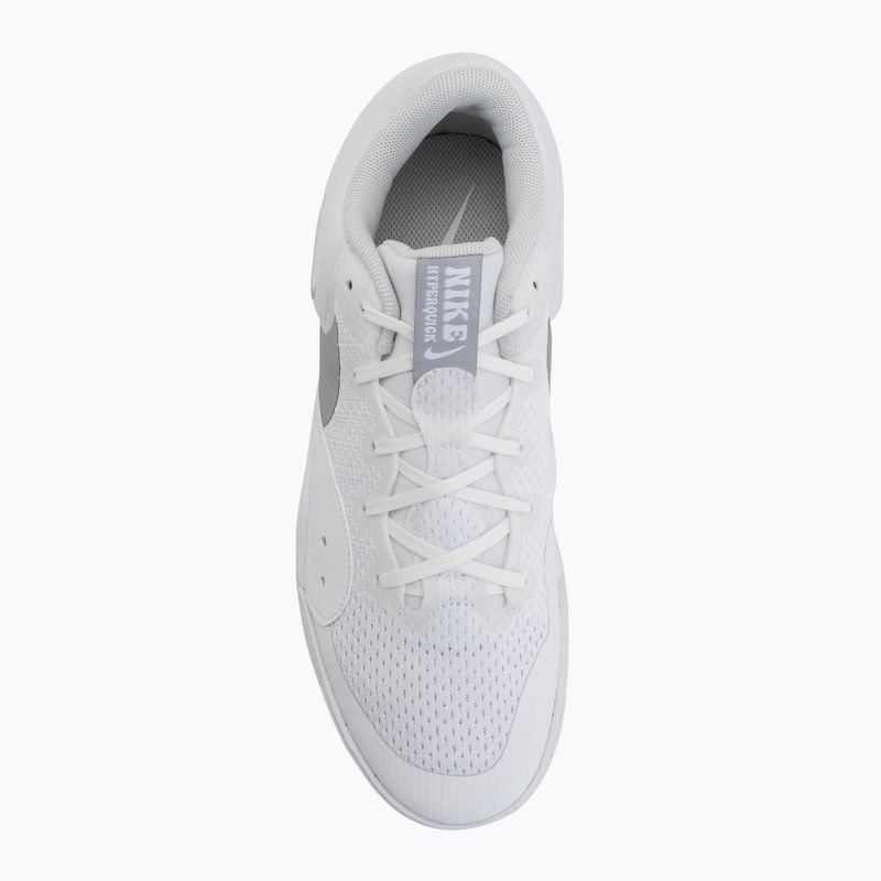 Buty do siatkówki Nike Hyperquick Court Flight white/photon dust/metallic silver 5