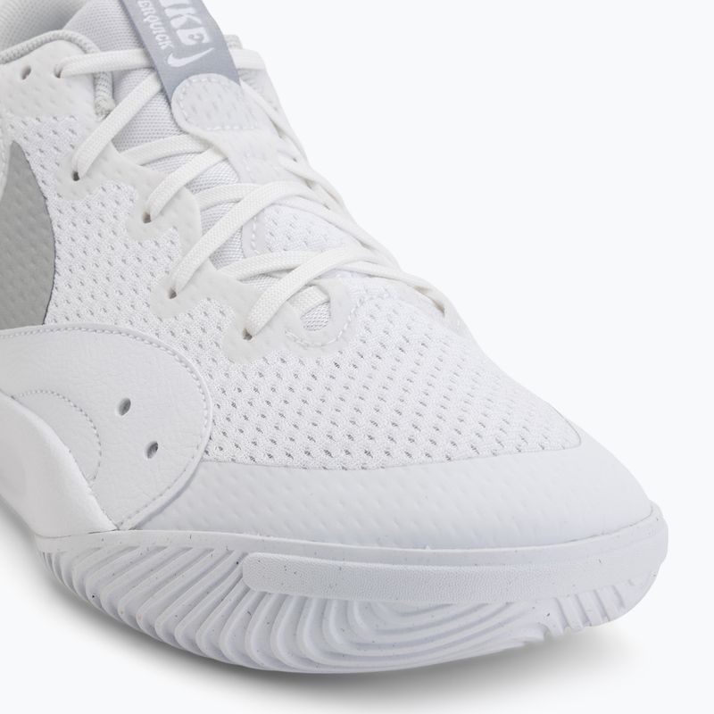 Buty do siatkówki Nike Hyperquick Court Flight white/photon dust/metallic silver 7