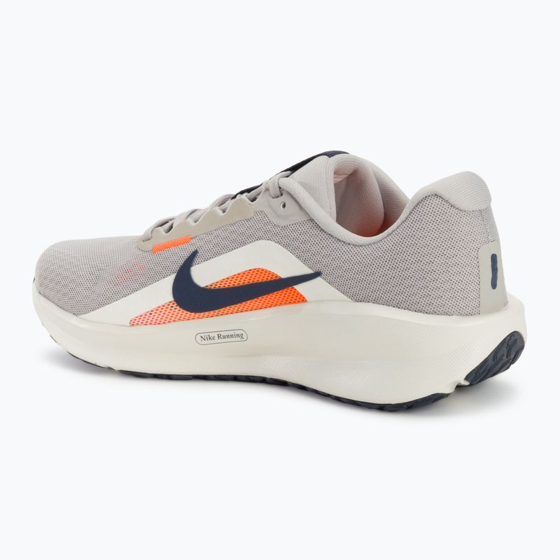 Buty do biegania męskie Nike Downshifter 13 light iron ore/total orange/sail/thunder blue 3