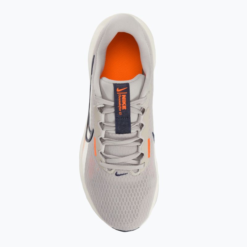 Buty do biegania męskie Nike Downshifter 13 light iron ore/total orange/sail/thunder blue 5