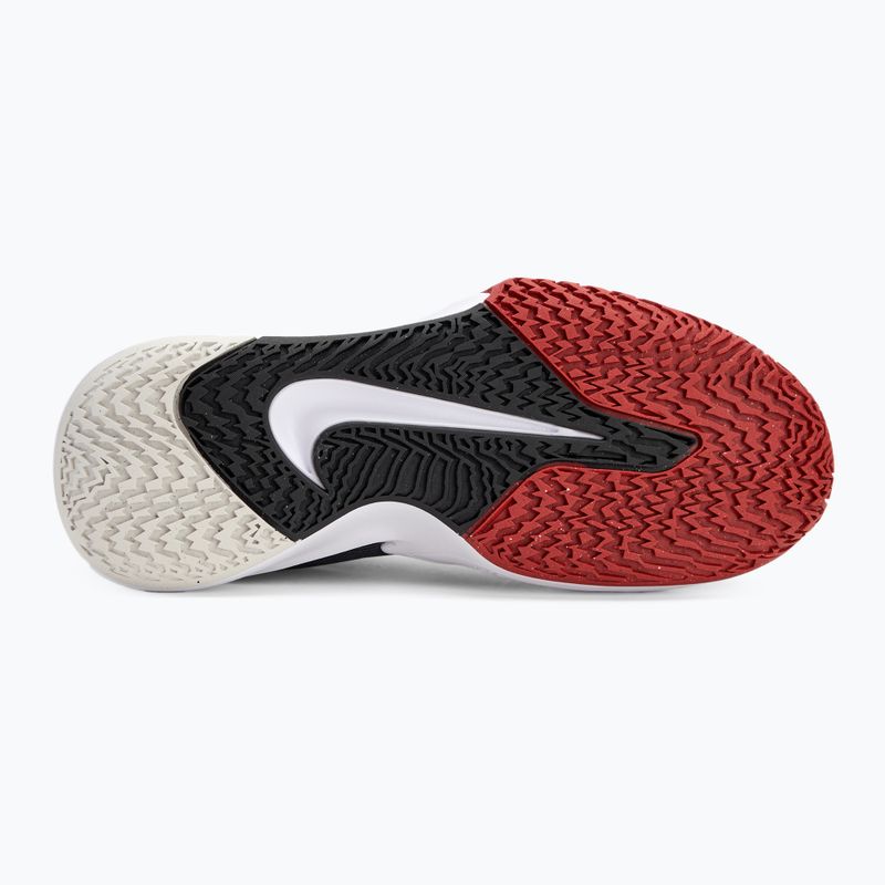 Buty do koszykówki męskie Nike Precision 7 black/university red/white 4