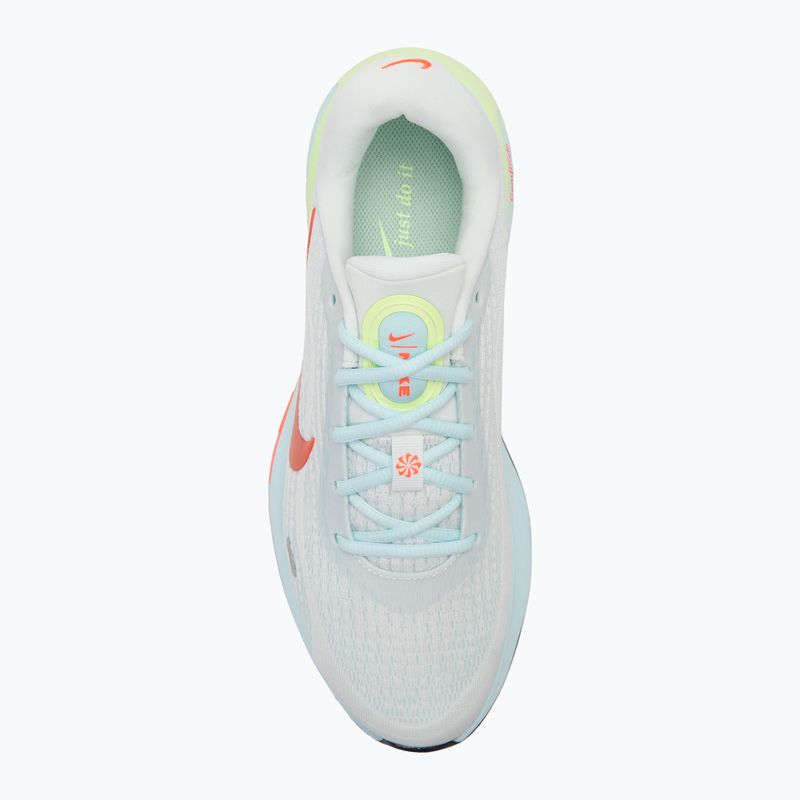 Buty do biegania damskie Nike Journey Run summit white/glacier blue/barely volt/bright Crimson 5