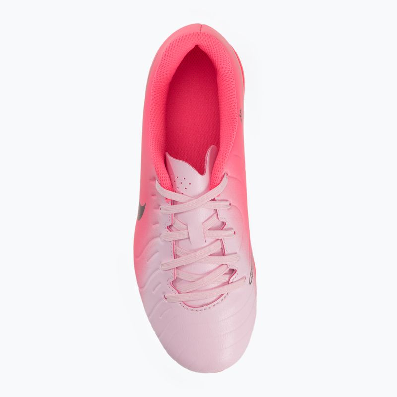 Buty piłkarskie dziecięce Nike Tiempo Legend 10 Club FG/MG pink foam/black 5