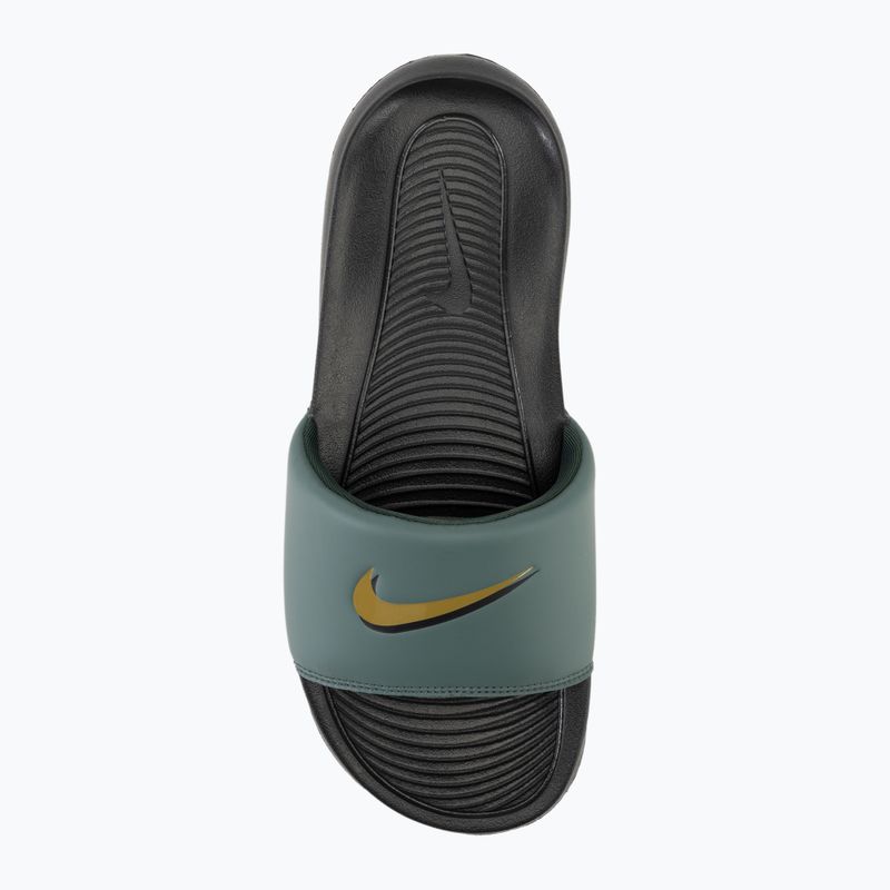 Klapki męskie Nike Victori One Slide black/vintage green/bronzine 5