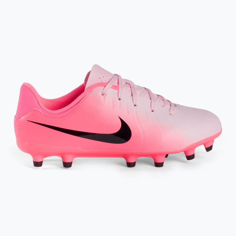 Buty piłkarskie dziecięce Nike Tiempo Emerald Legend 10 Academy FG/MG pink foam/black 2