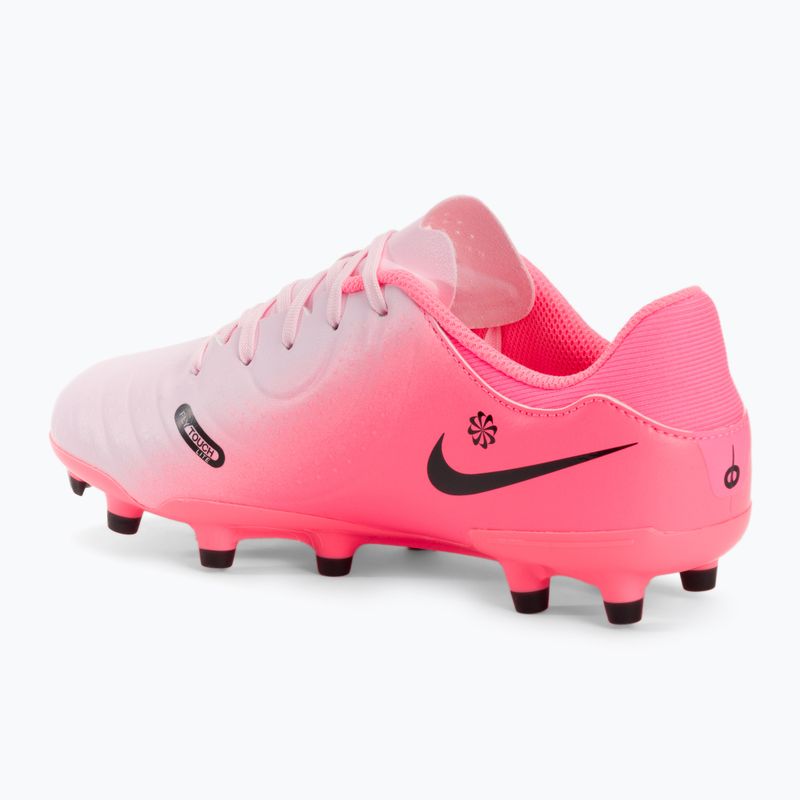 Buty piłkarskie dziecięce Nike Tiempo Emerald Legend 10 Academy FG/MG pink foam/black 3