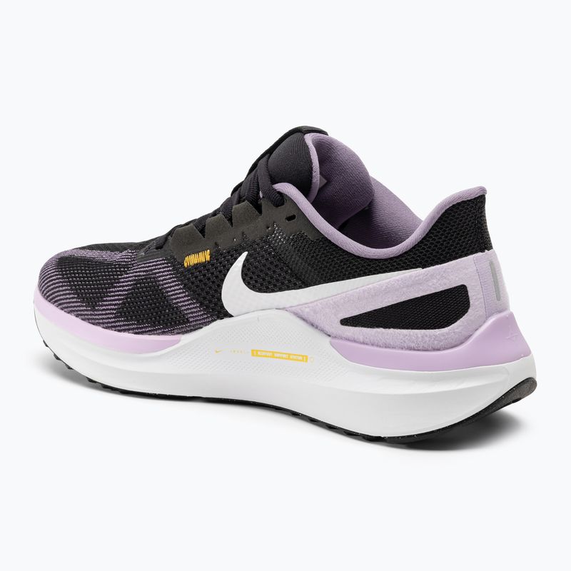 Buty do biegania damskie Nike Structure 25 black/daybreak/ lilac bloom/white 3