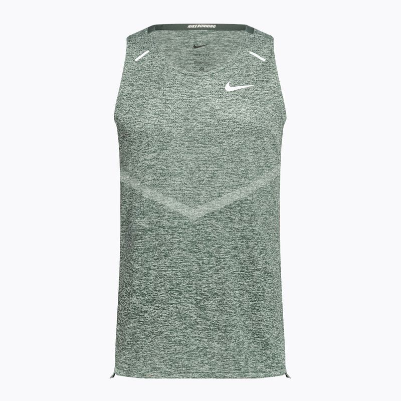 Koszulka do biegania męska Nike Dri-Fit Rise 365 vintage green/heather