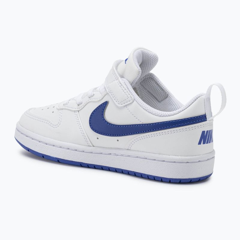 Buty dziecięce Nike Court Borough Low Recraft white/hyper royal 3