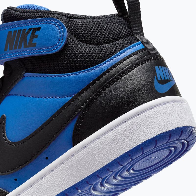 Buty dziecięce Nike Court Borough Mid 2 game royal/white/black 9