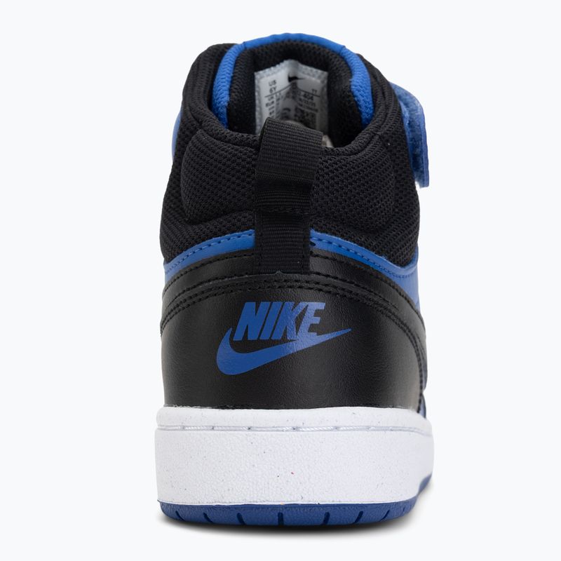 Buty dziecięce Nike Court Borough Mid 2 game royal/white/black 6