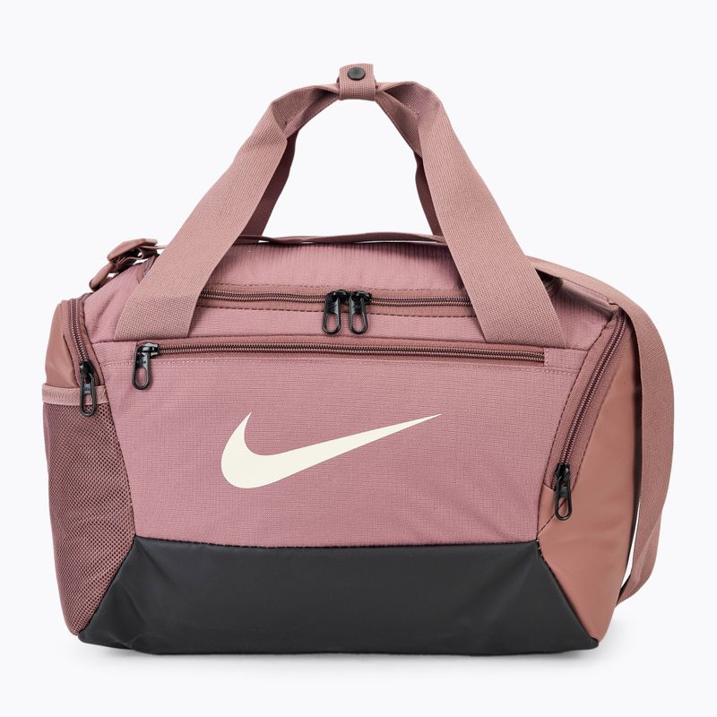 Torba treningowa Nike Brasilia 9.5 Duffle 25 l smokey mauve/black/light orewood brown