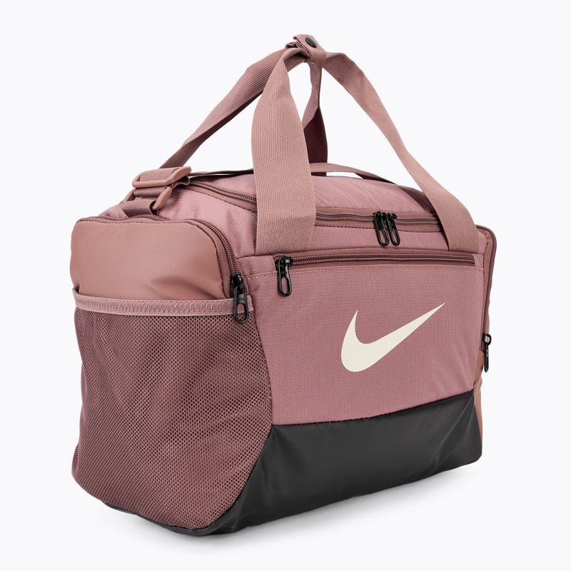 Torba treningowa Nike Brasilia 9.5 Duffle 25 l smokey mauve/black/light orewood brown 2