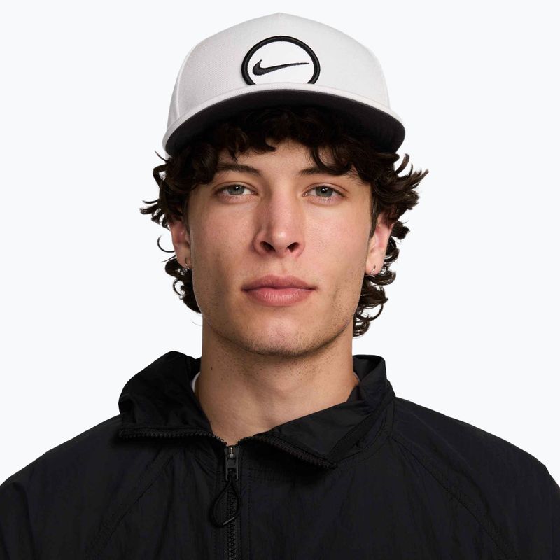 Czapka z daszkiem Nike Pro Dri-Fit Structured photon dust/anthracite/white 5